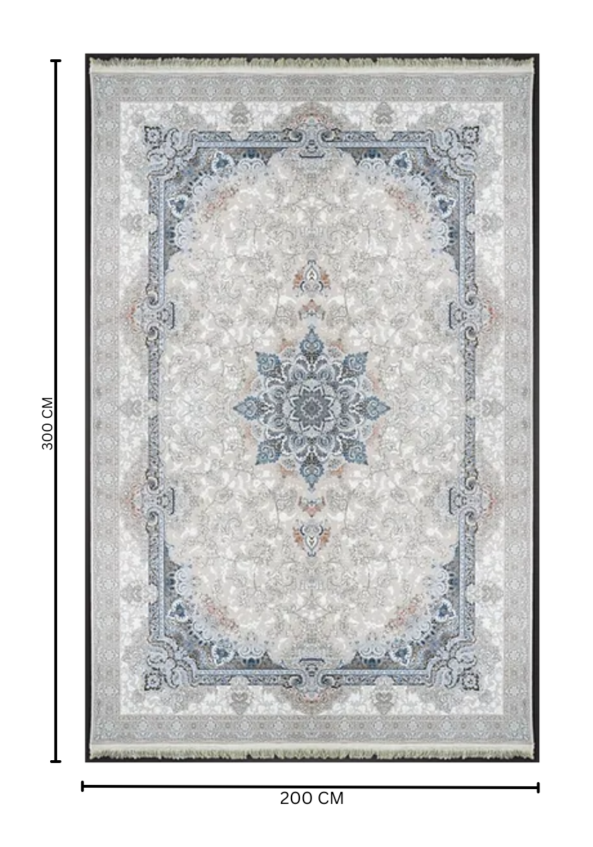 Roshan Persian Rug – Luxury Classic Medallion Design | QPF 111