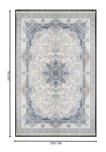 Roshan Persian Rug – Luxury Classic Medallion Design | QPF 111