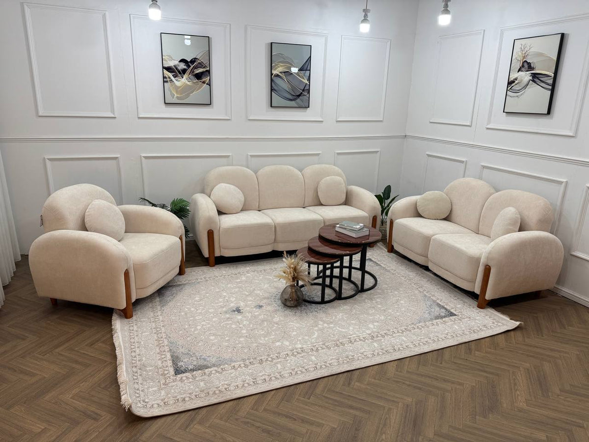 Daffodil Sofa Set – Modern 3+2+1 Living Room Sofa Collection