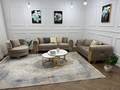 Lilac Luxury Sofa Set
