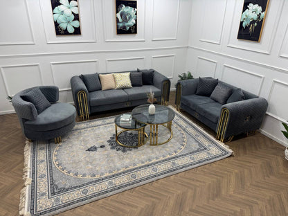 Lilac Luxury Sofa Set