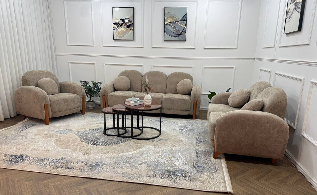 Daffodil Sofa Set – Modern 3+2+1 Living Room Sofa Collection
