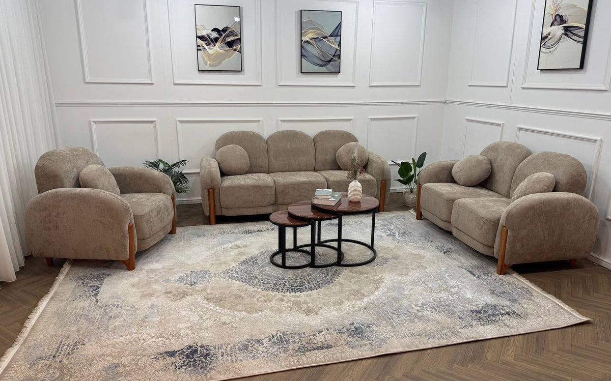 Daffodil Sofa Set – Modern 3+2+1 Living Room Sofa Collection