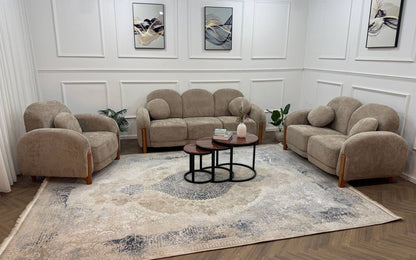 Daffodil Sofa Set – Modern 3+2+1 Living Room Sofa Collection