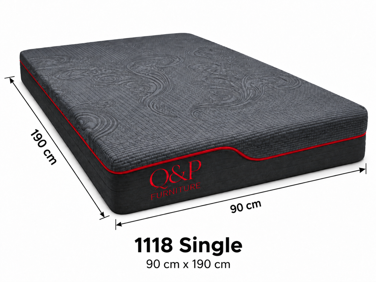 Orthopaedic Gel Memory Foam Mattress – 25cm Multi-Layer Comfort &amp; Firm Support