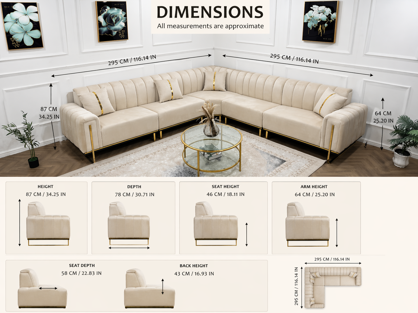 NEW LONDON CORNER SOFA