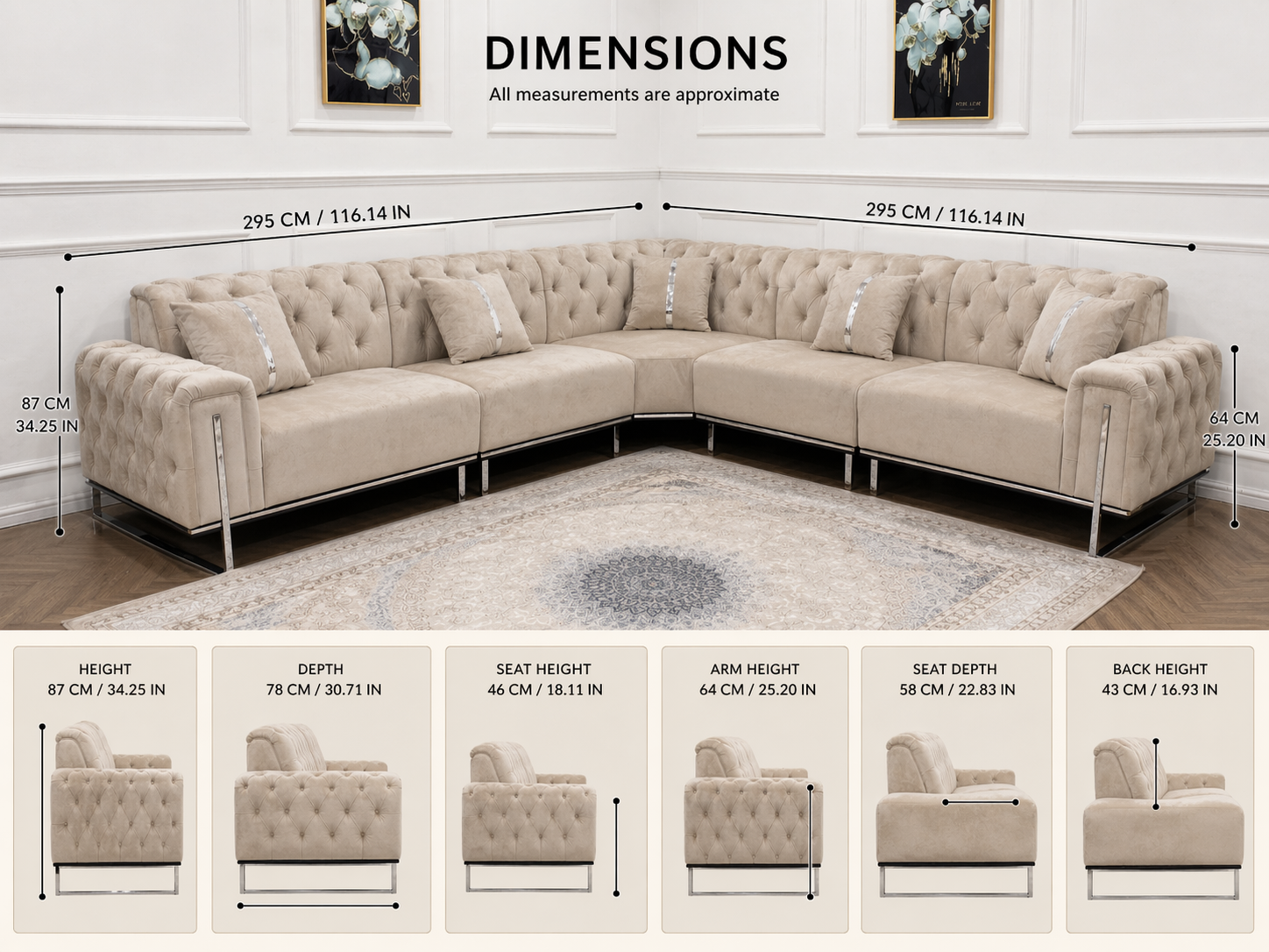 KING CORNER SOFA