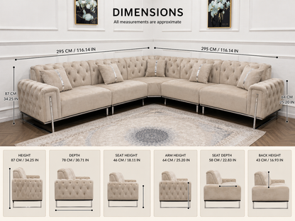KING CORNER SOFA