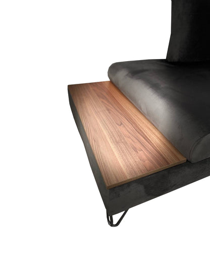 Victoria Corner Sofa Bed with Storage - Velvet